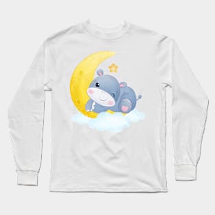 hippopotamus Long Sleeve T-Shirt